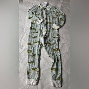 Milkbarn Zippered Bamboo Romper 12-18months Frog Print